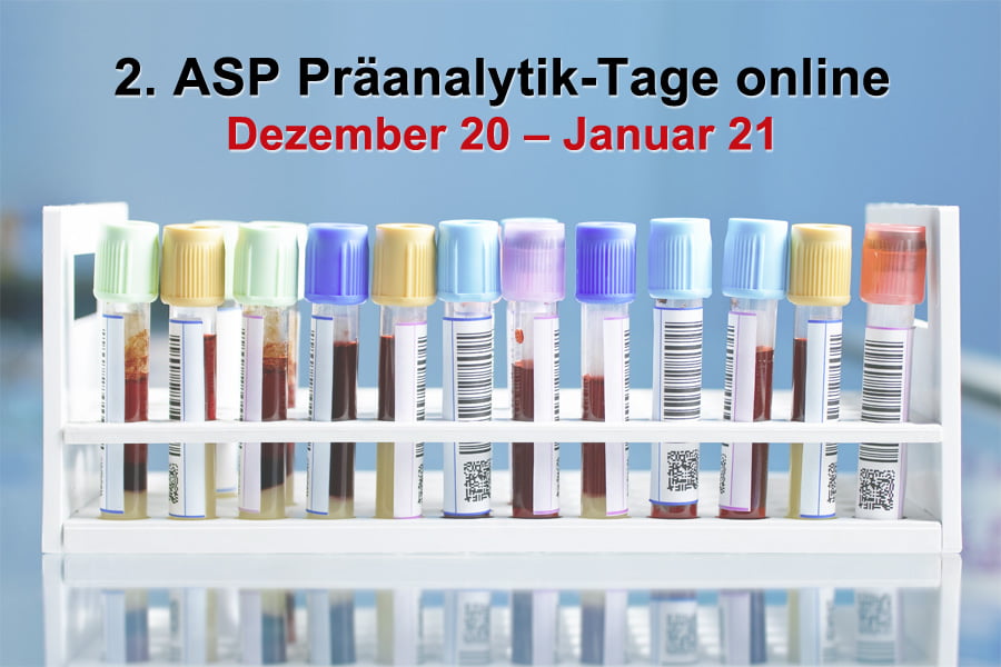ASP-Präanalytik-Tage online Dezember 20 – Januar 21