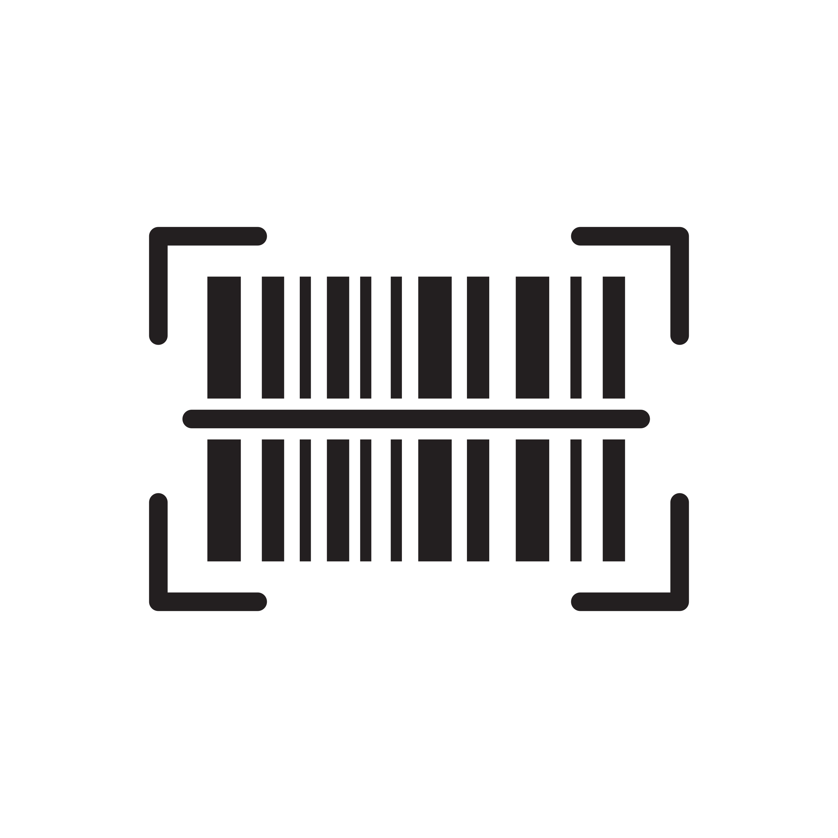 Symbol of a barcode