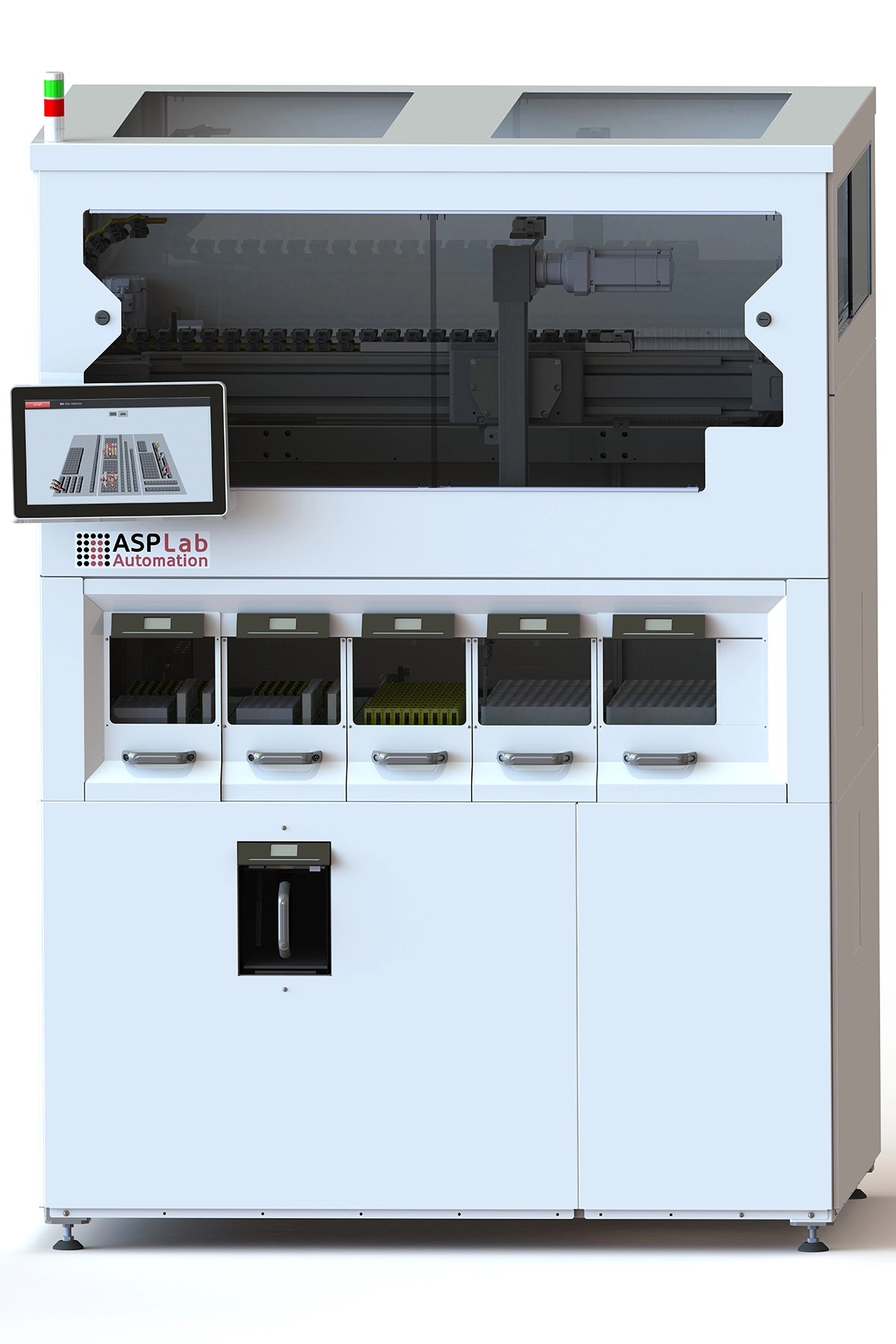 Picture of ASP device called SortPro R Racksorter seen from the front